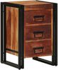 vidaXL Nachttisch Braun 40 x 40 x 59 cm Massivholz Akazie 4102731 Bild 2