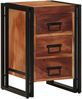 vidaXL Nachttisch Braun 40 x 40 x 59 cm Massivholz Akazie 4102731 Bild 3