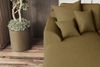 99rooms Gusto Ecksofa Strukturstoff NEVE Khaki Links mit Schlaffunktion Bild 4