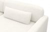 Ecksofa Valencia L-Form Stoff - Boucléstoff - Weiß Bild 5