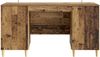 vidaXL Schreibtisch mit Regal Altholz 142,5 x 50 x 75 cm Holzwerkstoff 3414601 Bild 4