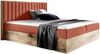 99rooms Arizona Boxspringbett 160x200 cm Velours MONOLITH Korallenrot Bild 2