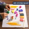 3er Set Silikonmatte 30x40 cm Antihafte Arbeitsmatte Dunkelgrau Weiß Schwarz Bild 5