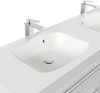 Badmöbelset Colossos160 4-teilig LED Spiegel 2x Hochschrank weiss hochglanz : Weiss hochglanz Bild 5