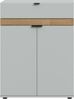 Schuhkommode B/H/T: 75x98x37 cm in grau Nachbildung und Evoke Oak Nachbildung Bild 2