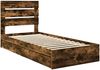 vidaXL Aufbewahrungsbett Geräucherte Eiche 70 x 190 cm Holzwerkstoff 3411936 Bild 4