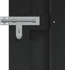 vidaXL Gartentor 100 x 100 cm WPC und Aluminium Schwarz 42039043 Bild 3