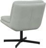 vidaXL Drehender Entspannungsstuhl Hellgrau 63 x 75 x 76 cm Samt 42007360 Bild 4