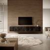Selsey 'Bisira' TV-Hängeboard, schwarze Marmoroptik / Gold, ca. 30 x 200 x 32 cm Bild 2