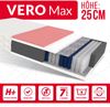 Matratze VERO MAX Taschenfederkern 7 Zonen 180x200 H2 25 cm Visco HR Schaum Polyurethanschaum JERSEY Bild 5