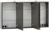 3D-Spiegelschrank 120 cm breit VIDAGO-03 in graphit mit LED Beleuchtung, B/H/T: ca. 120/64/20 cm Bild 3