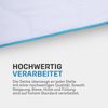 4 Jahreszeitenbett mit blauer Biese 155cm x 220cm ohne Kopfkissen Bild 5