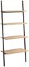 vidaXL Leiterregal mit 4 Böden Hellbraun und Schwarz 64x34x150,5 cm 336373 Bild 2