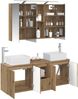 vidaXL Badezimmerschrank-Set 4 pcs Artisan-Eiche Holzwerkstoff 3406422 Bild 3
