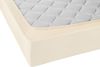 biberna Jersey-Elastic-Spannbetttuch 0077866, natur, 1x 120x200 cm - 130x220 cm Bild 2