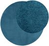 vidaXL Teppich OVIEDO Kurzflor Türkis Ø 160 cm 375612 Bild 3