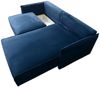 Ecksofa mit Schlaffunktion HUNTER XS in Stoff Royal Grau Ottomane Rechts Bild 3
