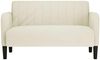 vidaXL Zweisitzer-Sofa Creme 109 cm Samt 4100594 Bild 3