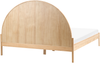 Bett mit Lattenrost Kiefernholz MASCORTEL 180x200 cm Hellbraun Bild 5