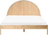 Bett mit Lattenrost Kiefernholz MASCORTEL 180x200 cm Hellbraun Bild 4