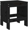 vidaXL Gartenhocker 2 Stk. Schwarz 40x36x45 cm Massivholz Kiefer 825342 Bild 3