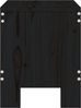 vidaXL Gartenhocker 2 Stk. Schwarz 40x36x45 cm Massivholz Kiefer 825342 Bild 5