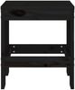 vidaXL Gartenhocker 2 Stk. Schwarz 40x36x45 cm Massivholz Kiefer 825342 Bild 4