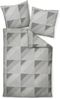 Janine Mako-Satin Bettwäsche 200x200,2x80x80 3 teilig J. D. 87065-08-620 grau Bild 2