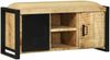 vidaXL Bank Schrank Braun 100 x 35 x 50 cm Massivholz Mango 4013617 Bild 3