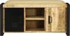 vidaXL Bank Schrank Braun 100 x 35 x 50 cm Massivholz Mango 4013617 Bild 5