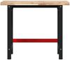 vidaXL Werkbank 100x60x83 cm Massivholz Akazie Rechteckig 3309668 Bild 4
