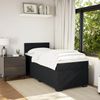 vidaXL Boxspringbett mit Matratze Schwarz 90x200 cm Samt 3286206 Bild 3