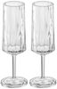 Koziol CLUB NO. 14 Sektglas Superglas 2er Set 100 ml - A Bild 2