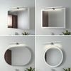 EMKE Spiegelleuchte LED Spiegelleuchte 40cm Spiegellampen für Badezimmer IP44 Schrankleuchte, Chrom, Neutral Licht 4200K Bild 4