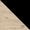 Kleiderschrank Weren W-23 (Farbe: Artisan Eiche + Schwarz) Bild 5