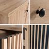 Kleiderschrank Weren W-23 (Farbe: Artisan Eiche + Schwarz) Bild 4