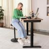 Ergotopia Desktopia One I Elektrisch höhenverstellbarer Schreibtisch I Tischplatte: 180x80cm, Schwarz Dekor I Gestell Schwarz I Top Preis-Leistung Bild 5