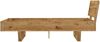 Ehebett Doppelbett schwebend 200x200 Eiche massiv geölt mit Zubehör V-60.89-20Federholzrahmen inkl. Bild 5