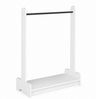 VCM Kleiderregal Lempu 922172 Weiß H. 128 x B. 89 x T. 35 cm Bild 2