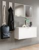 Garderobe Set 4-teilig SystemX in weiß Hochglanz 147 cm Bild 5