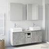 vidaXL Badezimmerschrank-Set 5 pcs Betongrau Holzwerkstoff 3406410 Bild 4