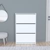 Schuhschrank Aurskog 110x73,5x24cm Weiß [en. casa] Bild 4