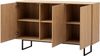 Home affaire Sideboard Lund, moderner Schrank, Kommode mit Kufengestell, ausreichend Stauraum, vielseitig einsetzbar, 150 cm breit Bild 4