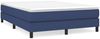 vidaXL Boxspringbett mit Matratze Blau 140x190 cm Stoff 3144075 Bild 2