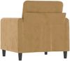 vidaXL Sessel Braun 60 cm Samt Bild 5