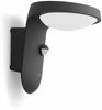 Philips LED Solar-Außenwandleuchte Tyle anthrazit 18,8 x 18,4 x 15,8 cm mit Bewegungsmelder Bild 4