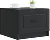 vidaXL Couchtisch mit Schubladen Schwarz 49 x 50 x 37 cm Holzwerkstoff 895886 Bild 2