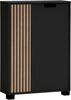 Schildmeyer Midischrank Ryker Highboard, Breite 59 cm (1-St) Tür links in Akustik-Optik - Breite: 19,5 cm, rechts: 36,1 cm Bild 2