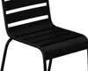 Vente-unique - MIRMANDE Garden dining set Metall Schwarz - B 80 cm59 cm x H 74,5 cm79 cm x L 160 cm47,5 cm Bild 5