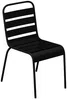 Vente-unique - MIRMANDE Garden dining set Metall Schwarz - B 80 cm59 cm x H 74,5 cm79 cm x L 160 cm47,5 cm Bild 3